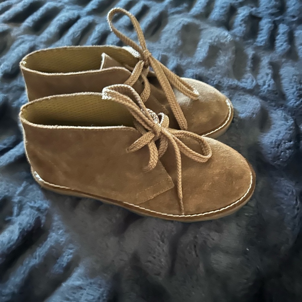 J. Crew Kids Tan Suede Boots